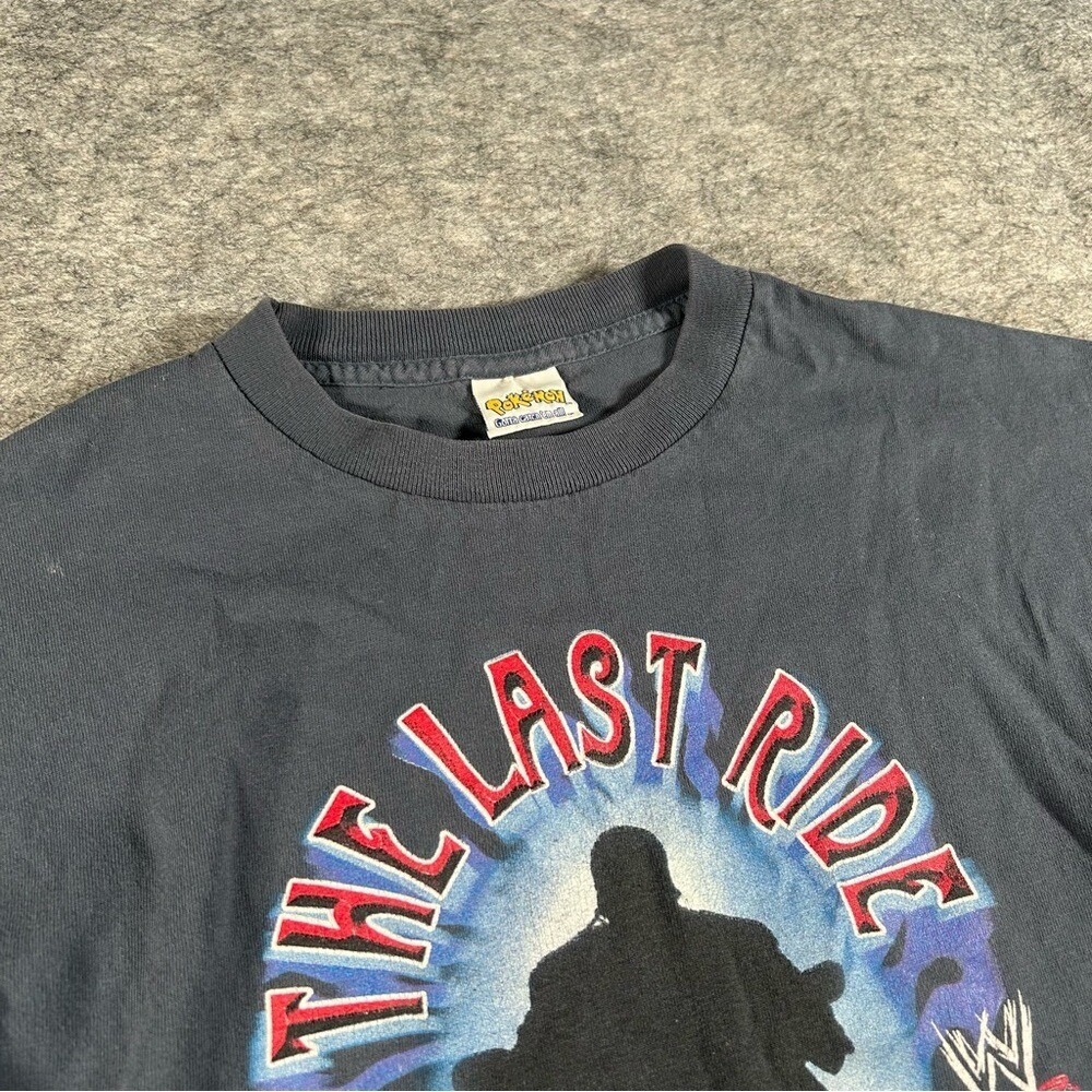 Vintage The Undertaker Shirt Mens Small Grey Y2K The Last Ride Wrestling 2002 - Picture 2 of 10